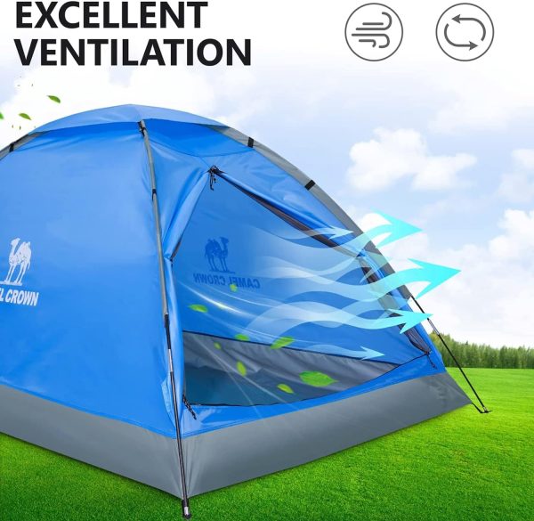 CAMEL CROWN Tents for Camping 2/3/4/5 Person Camping Dome Tent, Waterproof,Spacious, Lightweight Portable Backpacking Tent for Outdoor Camping/Hiking - Image 4
