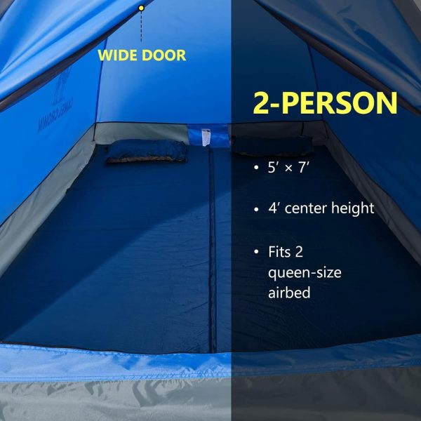 CAMEL CROWN Tents for Camping 2/3/4/5 Person Camping Dome Tent, Waterproof,Spacious, Lightweight Portable Backpacking Tent for Outdoor Camping/Hiking - Image 5